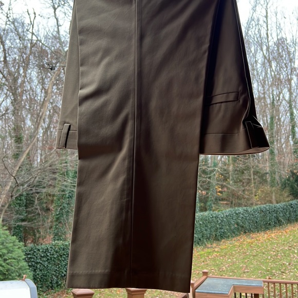 Alan Flusser Mens Khaki Golf Pants 40x30 100% cotton. Flat front straight leg. - Picture 4 of 11